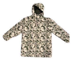 Levis Mens Hooded Camo Jacket M Multi-Color MSRP$118